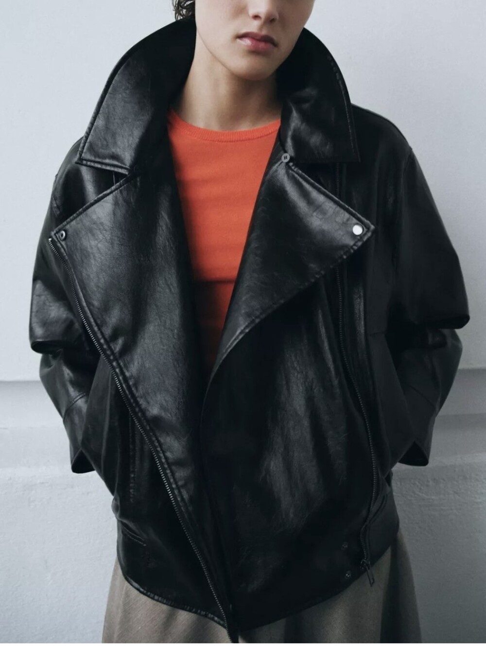 Zara FAUX LEATHER JACKET(S)